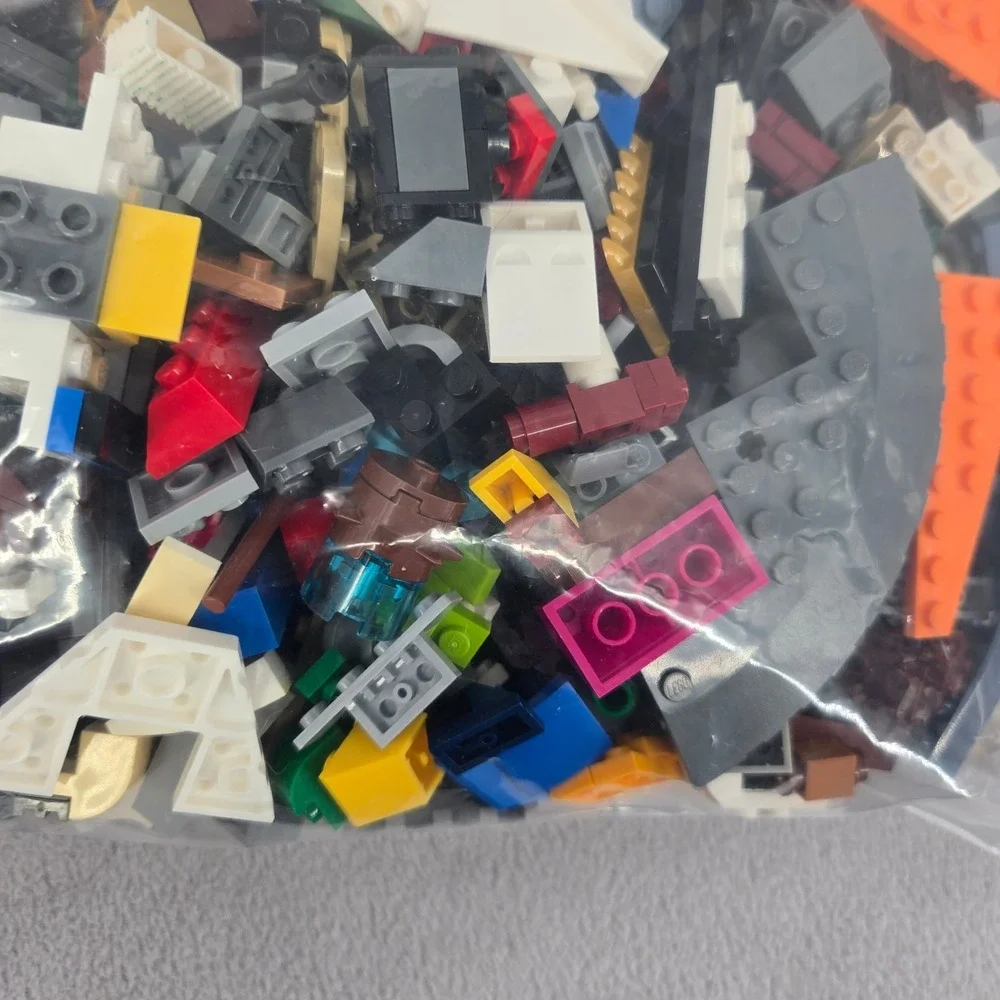 LEGO 2lb 2oz Bulk Mixed Bricks Plates Specialty Pieces Multicolor Creative Lot